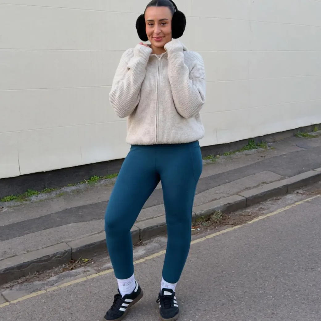 Squat Proof Leggings - Bone China