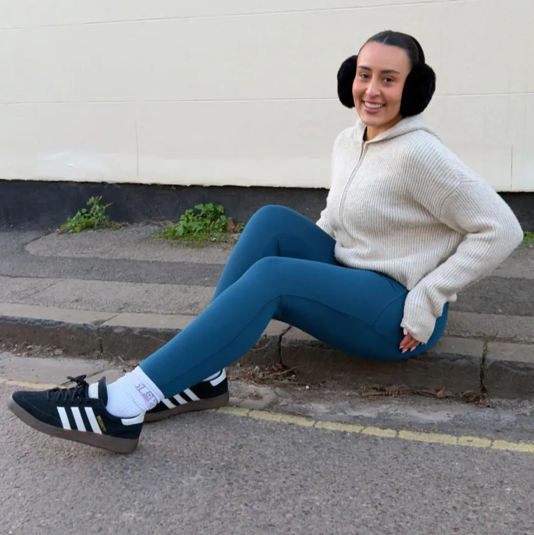 Squat Proof Leggings - Bone China