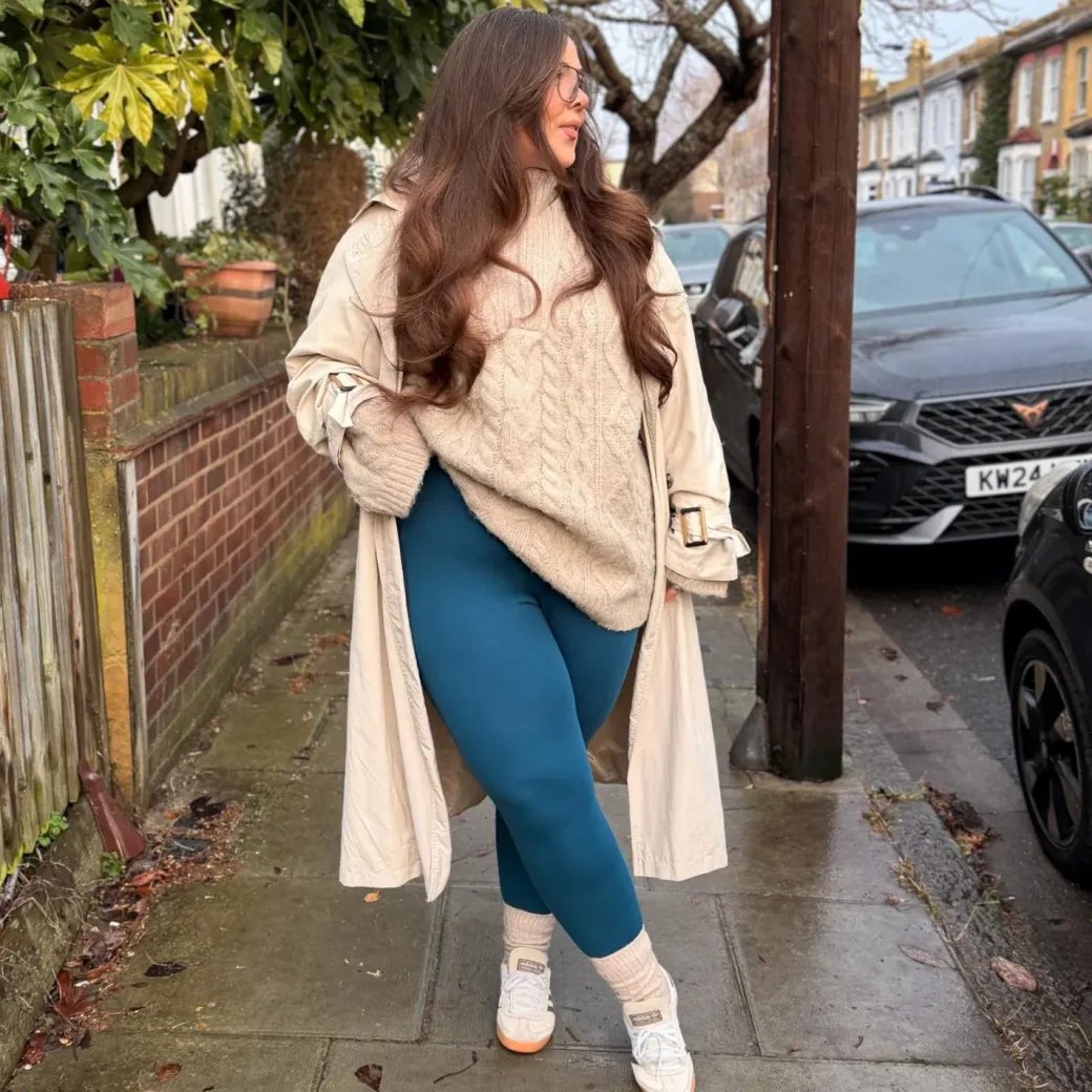 Squat Proof Leggings - Bone China