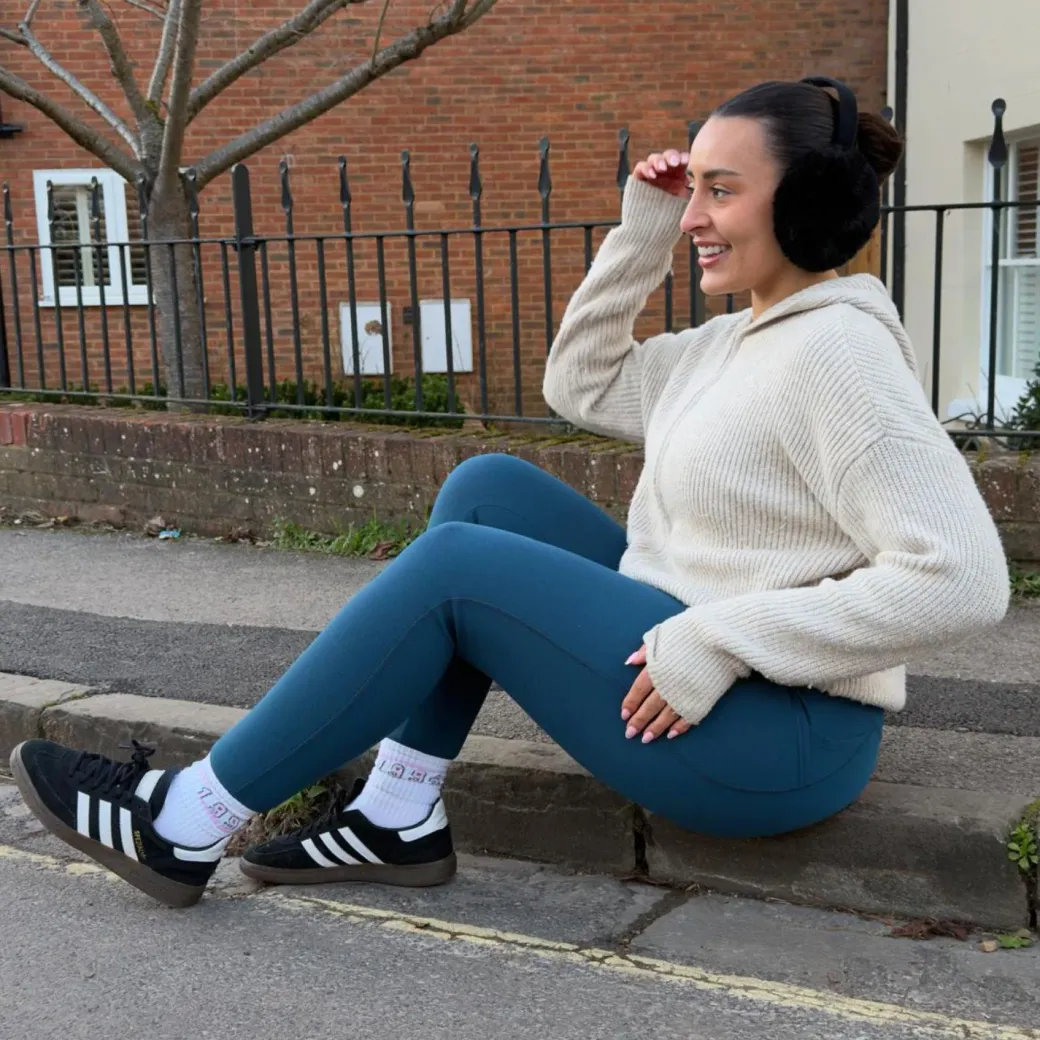Squat Proof Leggings - Bone China