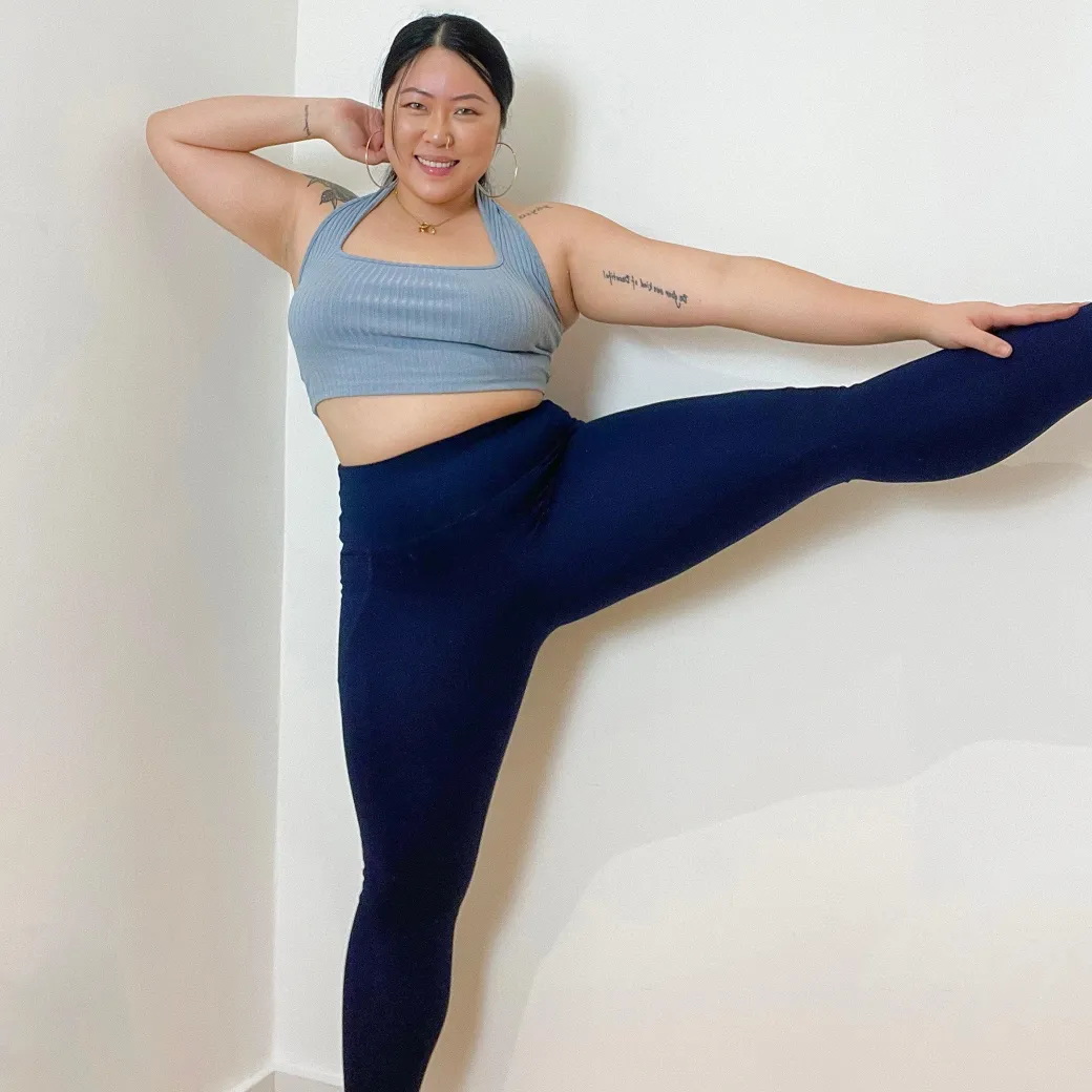 Squat Proof Leggings (Long) - Navy