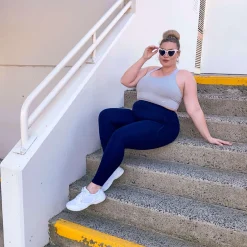 Squat Proof Leggings (Long) - Navy