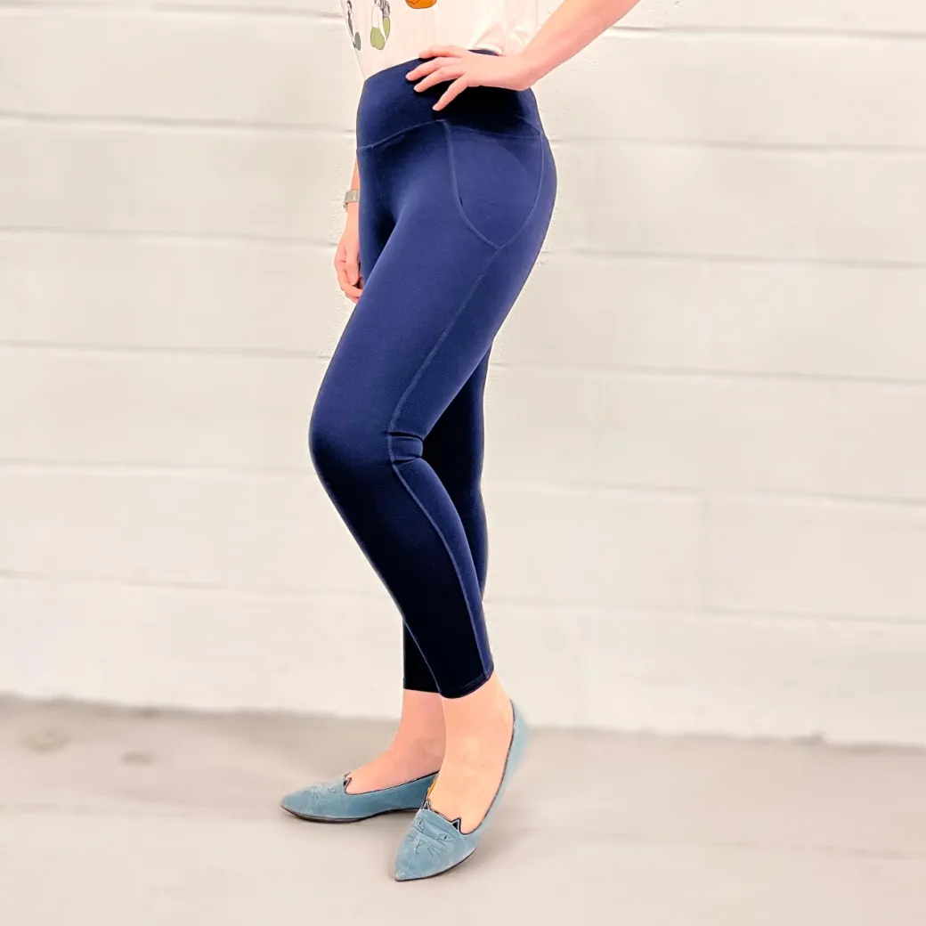 Squat Proof Leggings (Long) - Navy