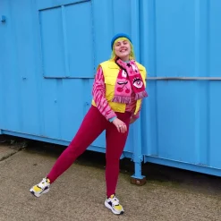 Squat Proof Leggings (Long) - Raspberry Pie