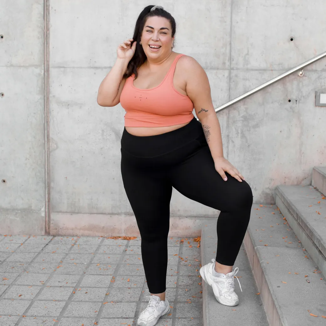 Squat Proof Leggings (Short) - Black