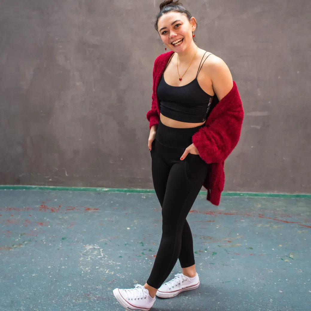 Squat Proof Leggings (Short) - Black