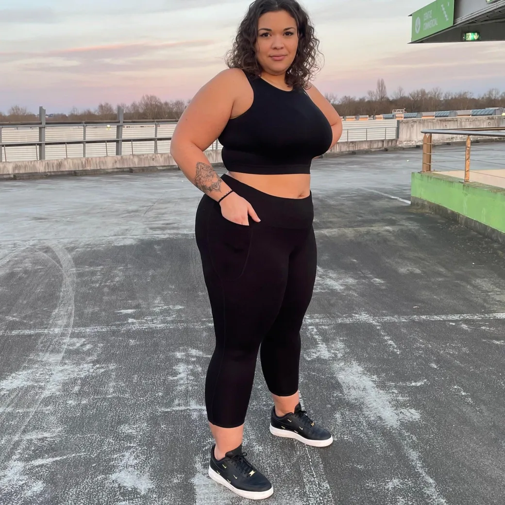 Squat Proof Leggings (Short) - Black