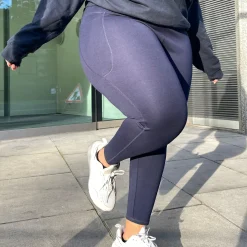 Squat Proof Leggings (Short) - Navy