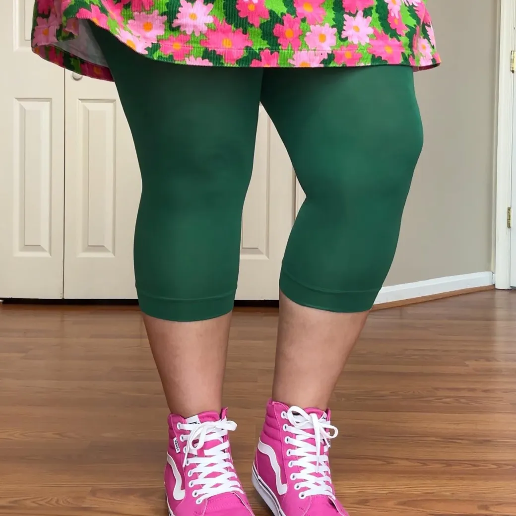 Stay Cool Capri Tights - Foliage