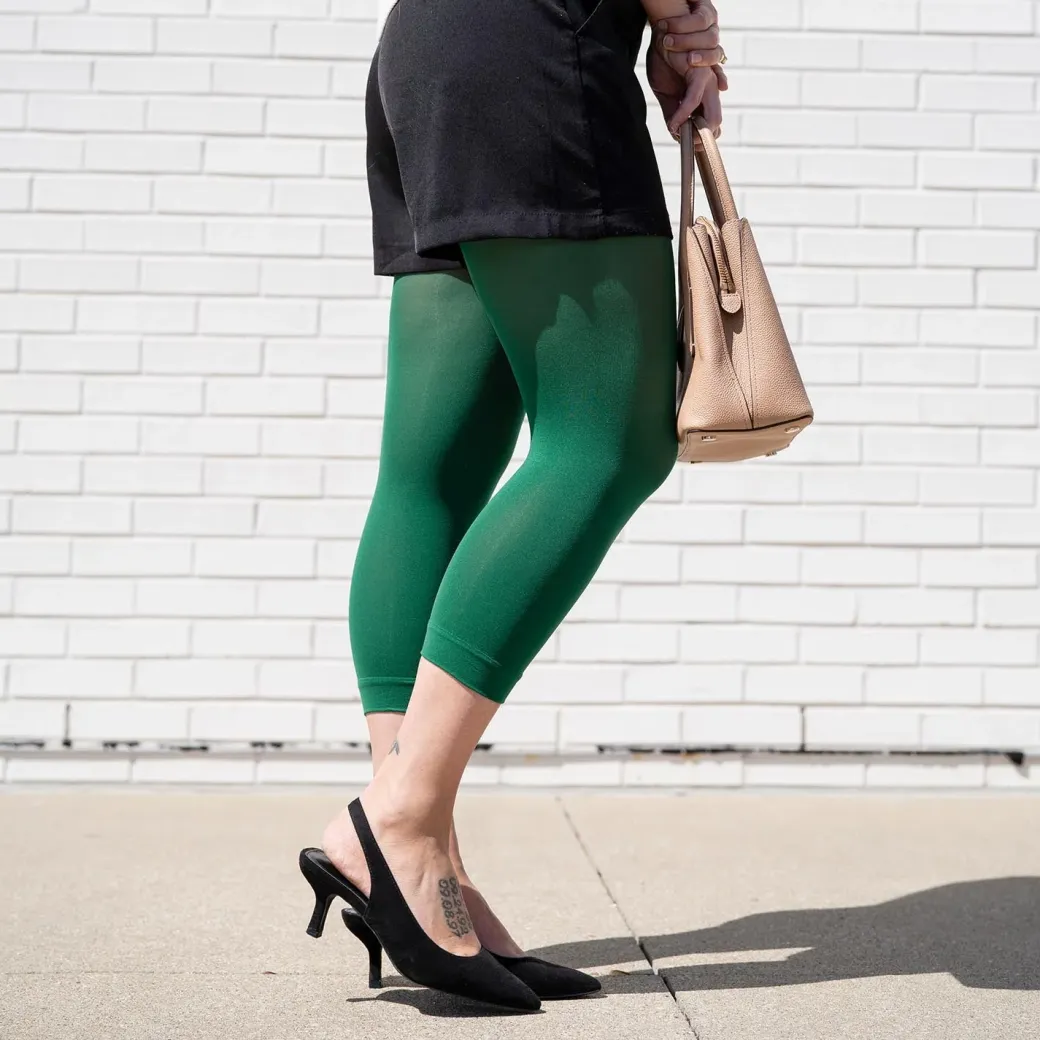 Stay Cool Capri Tights - Foliage
