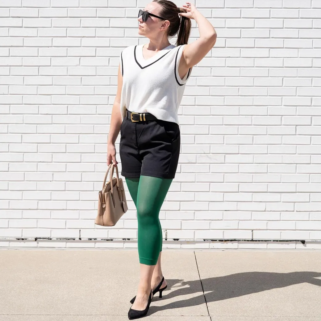 Stay Cool Capri Tights - Foliage