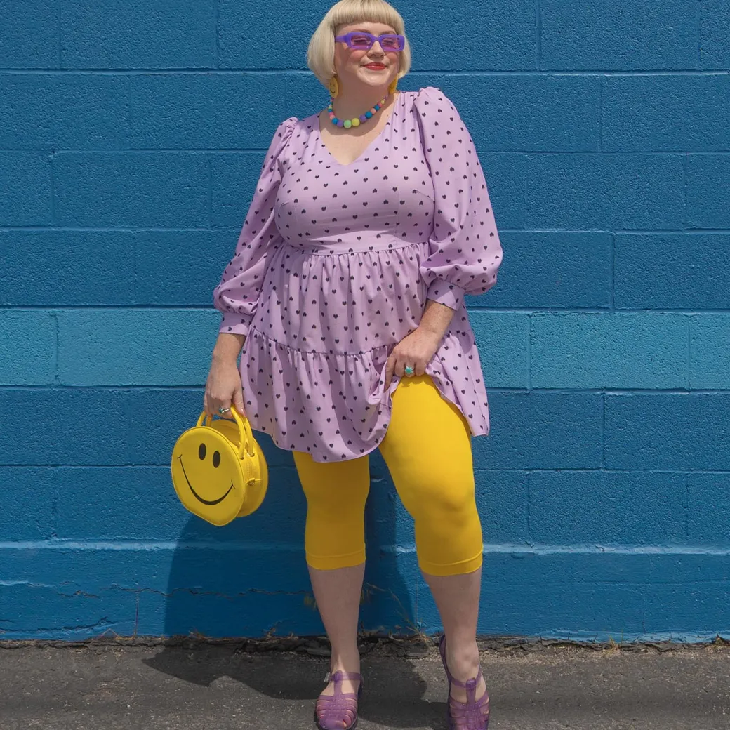 Stay Cool Capri Tights - Lemon