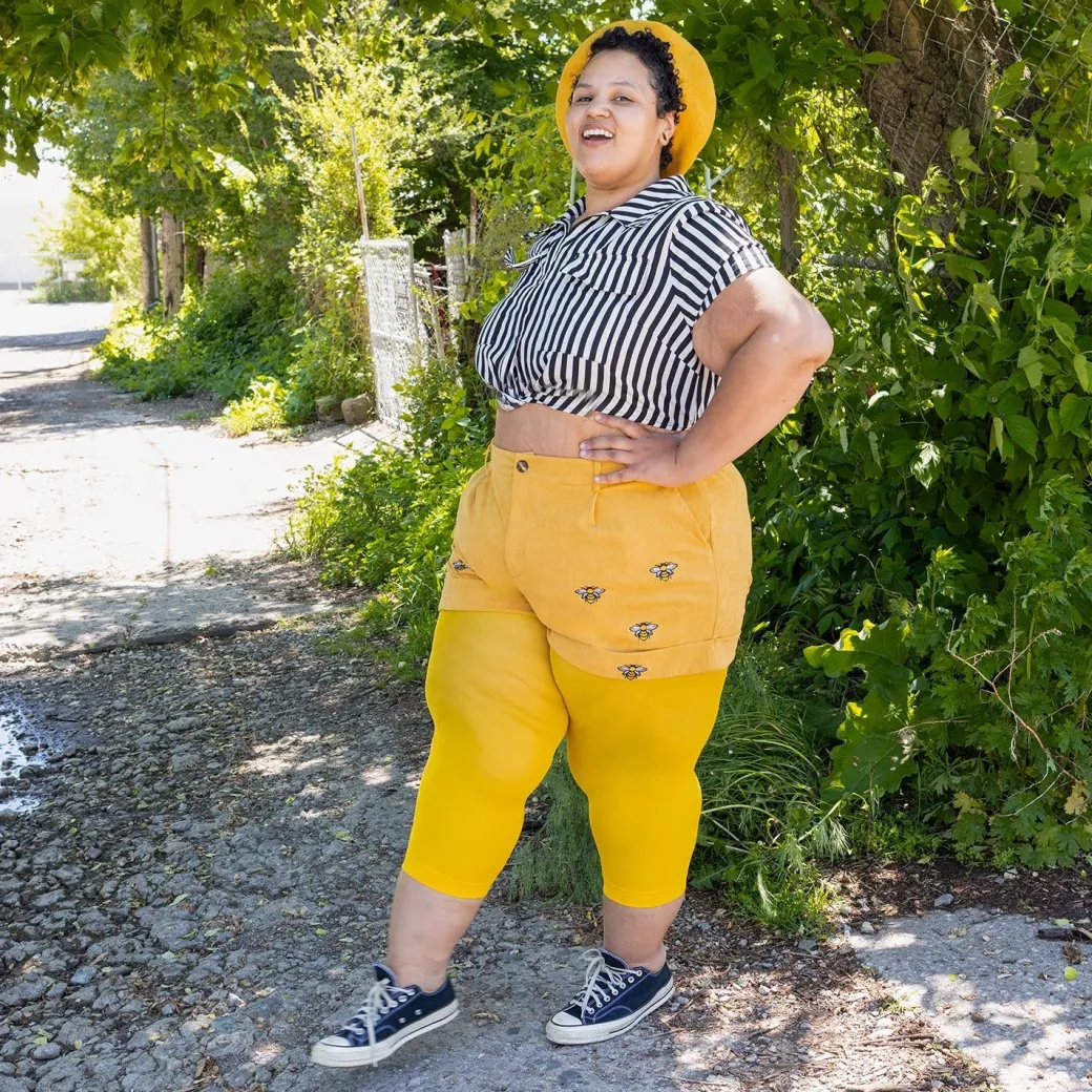 Stay Cool Capri Tights - Lemon