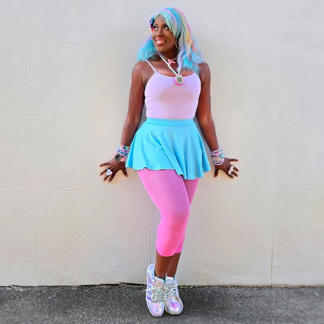 Stay Cool Capri Tights - Pink Lady