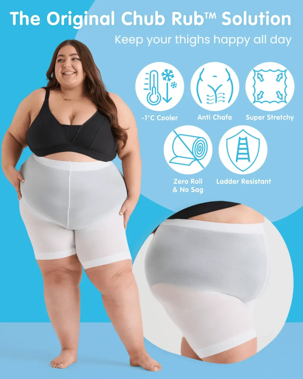 Stay Cool Chub Rub Shorts - Abricot