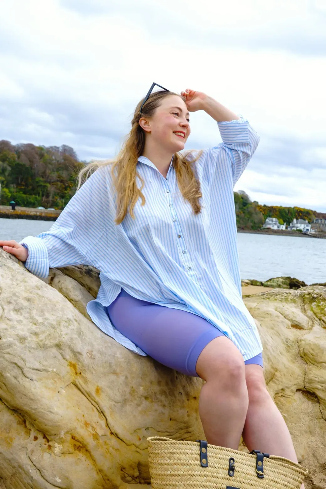 Stay Cool Chub Rub Shorts - Lavender Violet