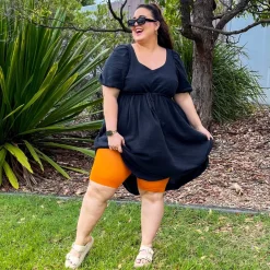 Stay Cool Chub Rub Shorts - Papaya