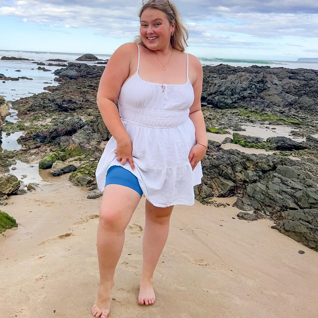 Stay Cool Chub Rub Shorts - Petrol Blue