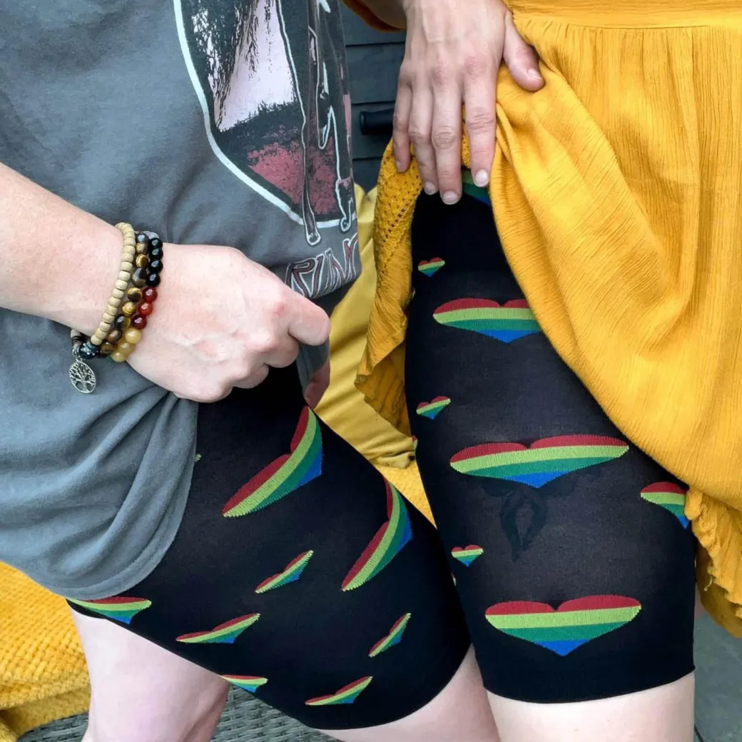 Stay Cool Chub Rub Shorts - Pride Love Is Love