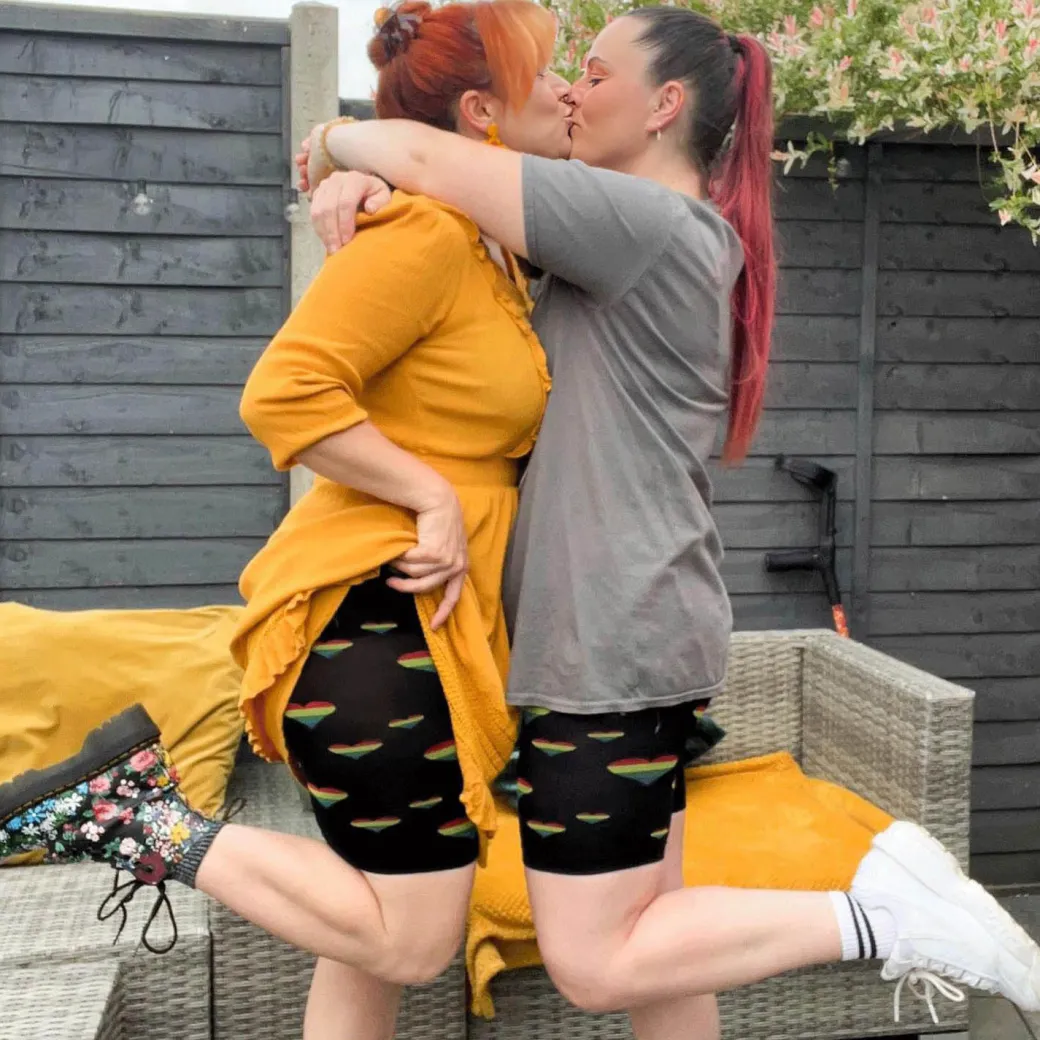 Stay Cool Chub Rub Shorts - Pride Love Is Love