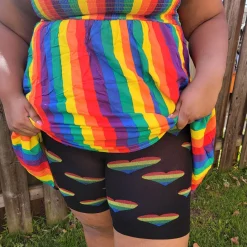 Stay Cool Chub Rub Shorts - Pride Love Is Love