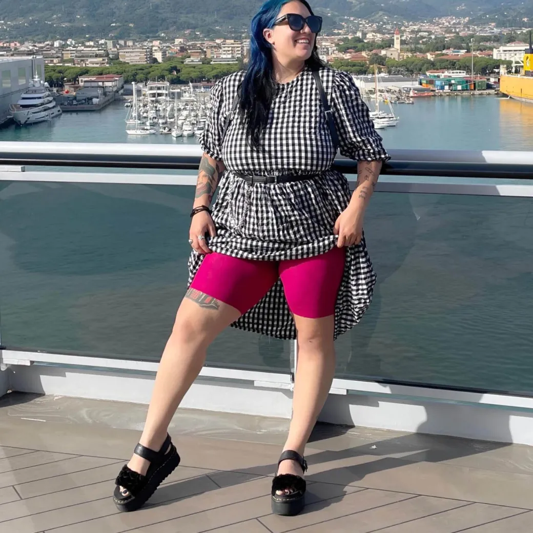 Stay Cool Chub Rub Shorts - Raspberry Pie