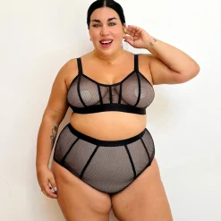Tangled Fishnet Bra