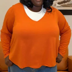 The Marsha Top - Orange