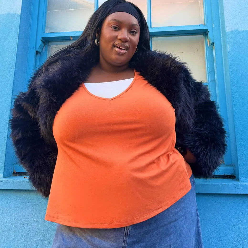 The Marsha Top - Orange