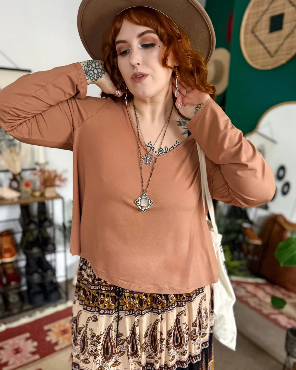 The Marsha Top - Tan