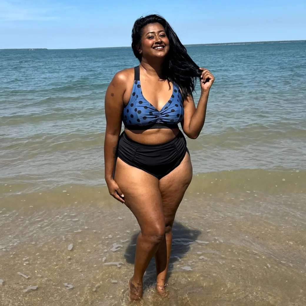 There Can Be Only One Bikini Top - Polka
