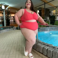There Can Be Only One Bikini Top - Coral