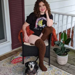 Thigh High Socks - Hot Chocolate