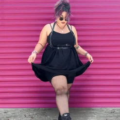 Thighs the Limit Fishnets - Black