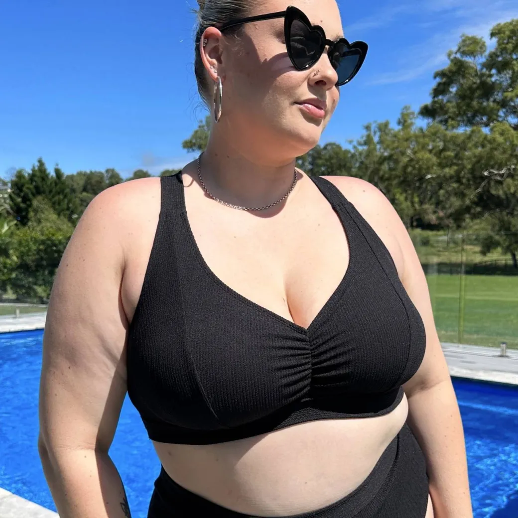 Tidelands Bikini Top - Black
