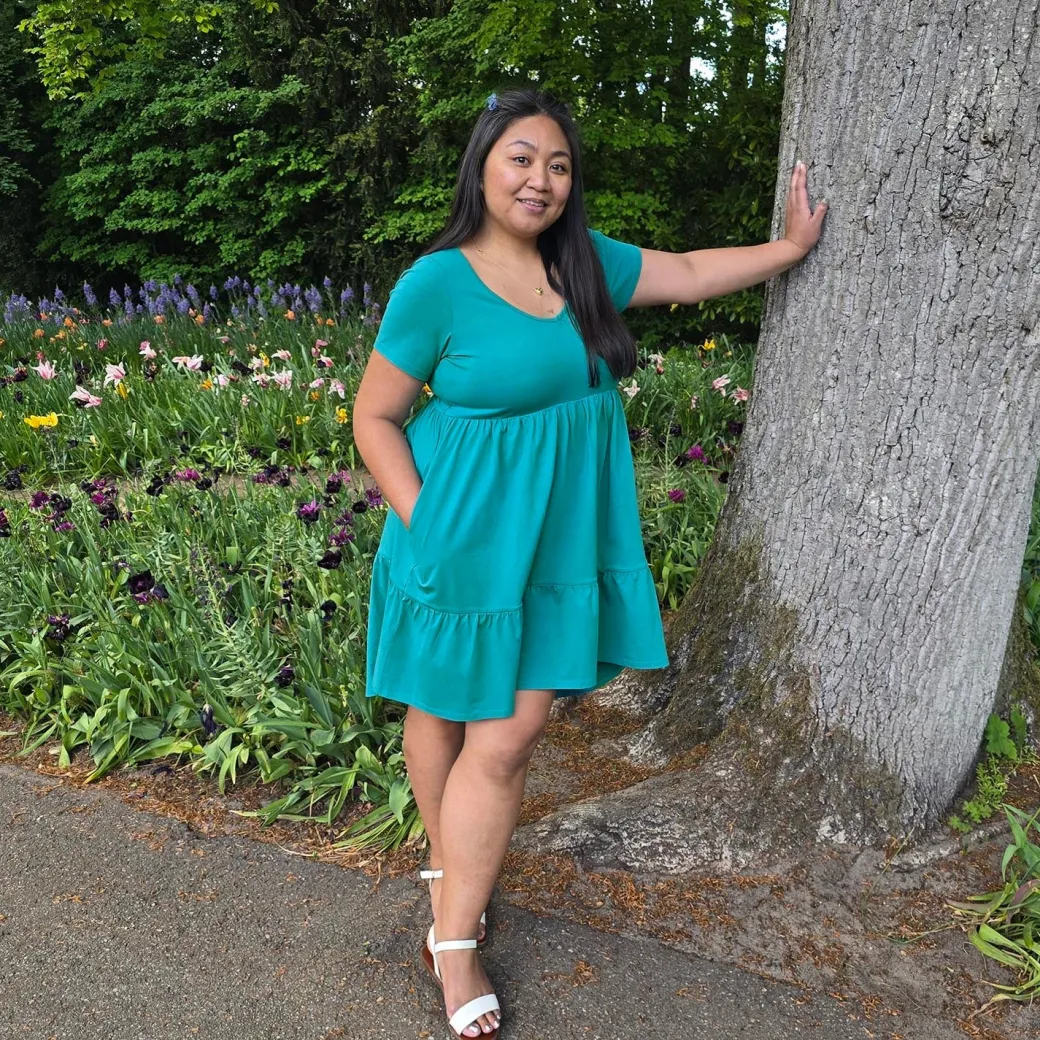 Tiered Mini Dress - Beach Bum