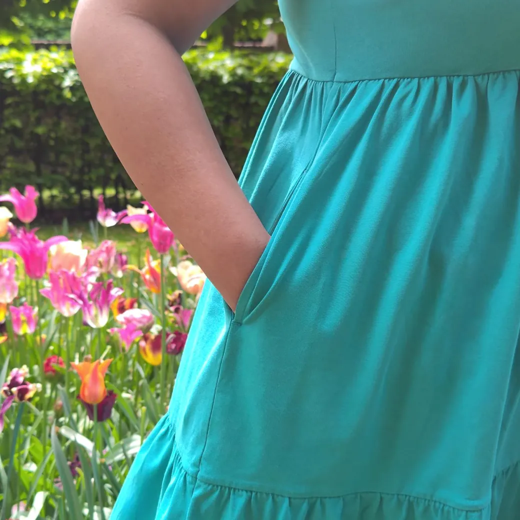 Tiered Mini Dress - Beach Bum