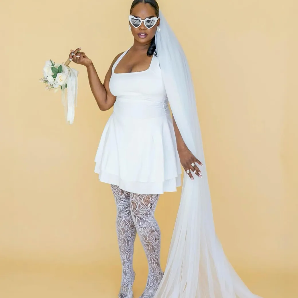 Time Warp Fishnets - White