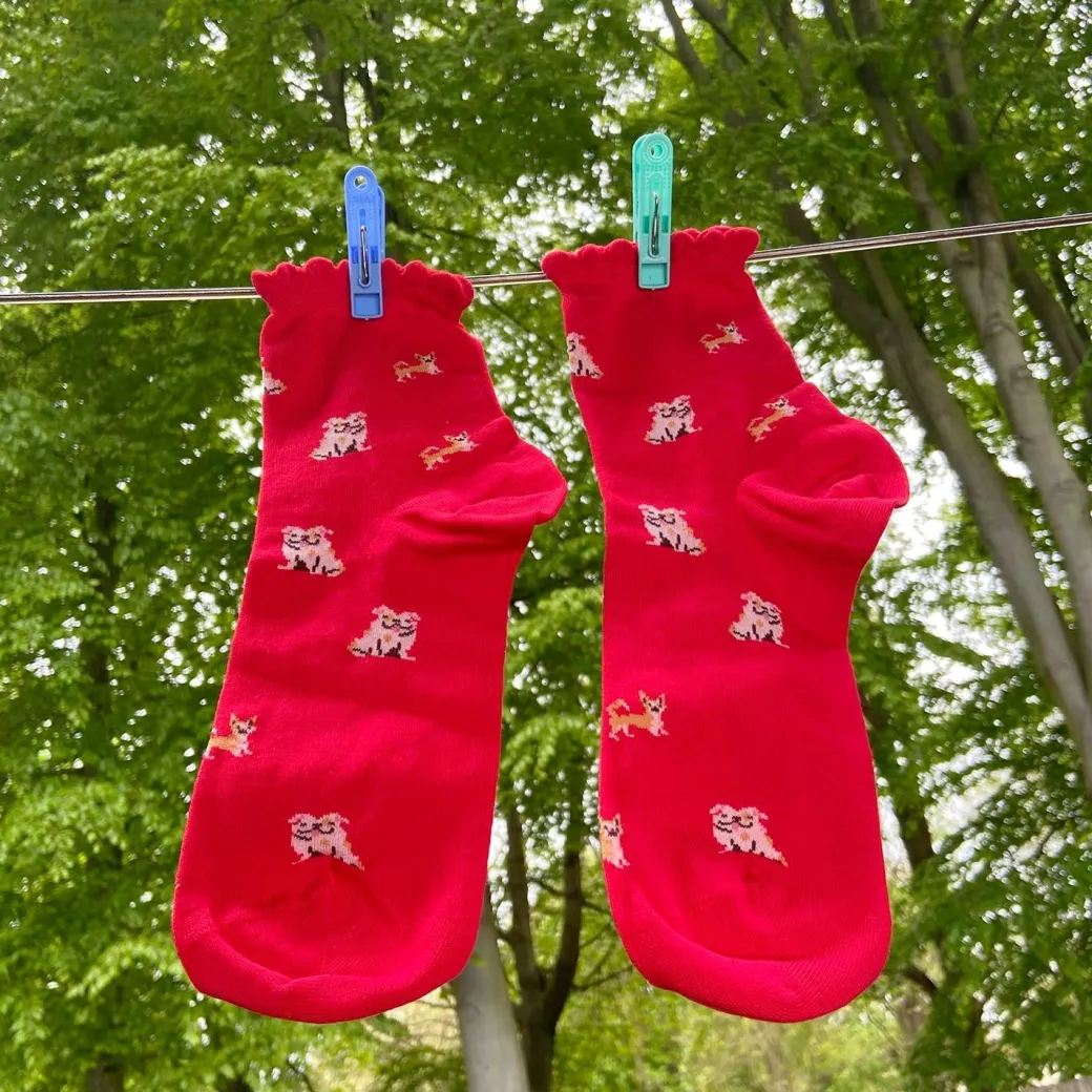 Ultimate Bamboo Ankle Socks - Woof