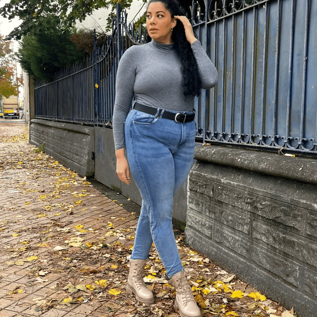 Vegan Leather Waist Belt - Silver