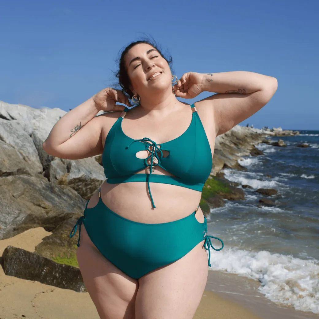 What Babe? Bikini Top - Teal