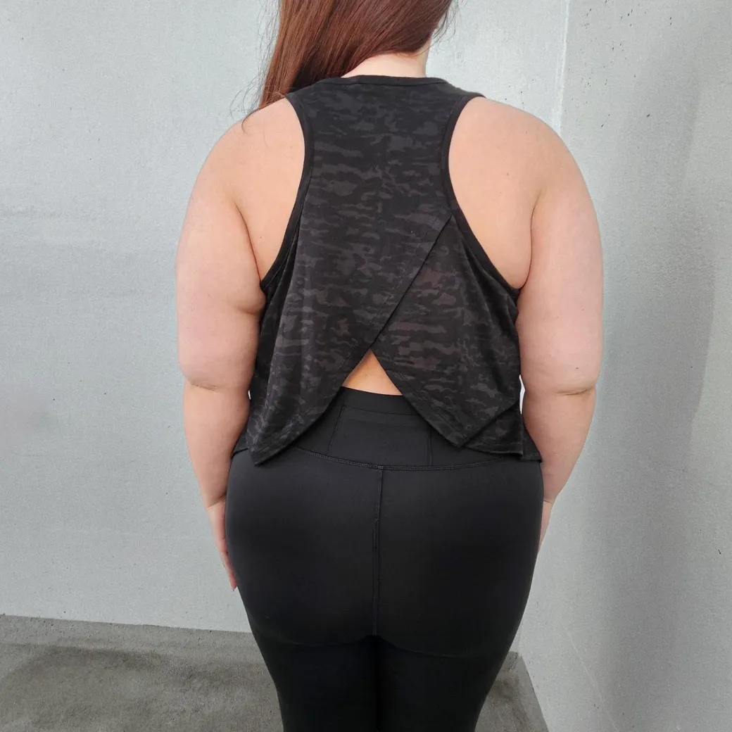 Wrap Back Vest - Black