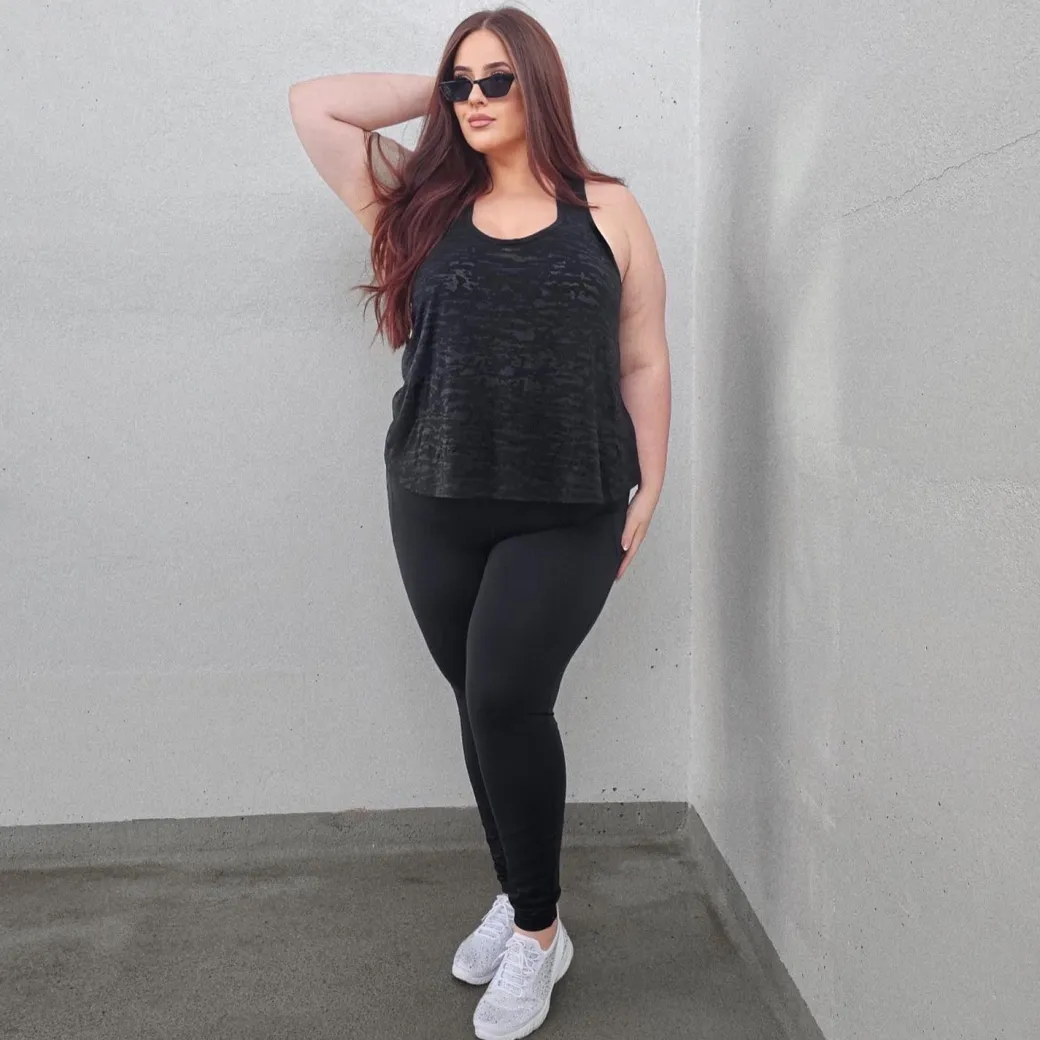 Wrap Back Vest - Black