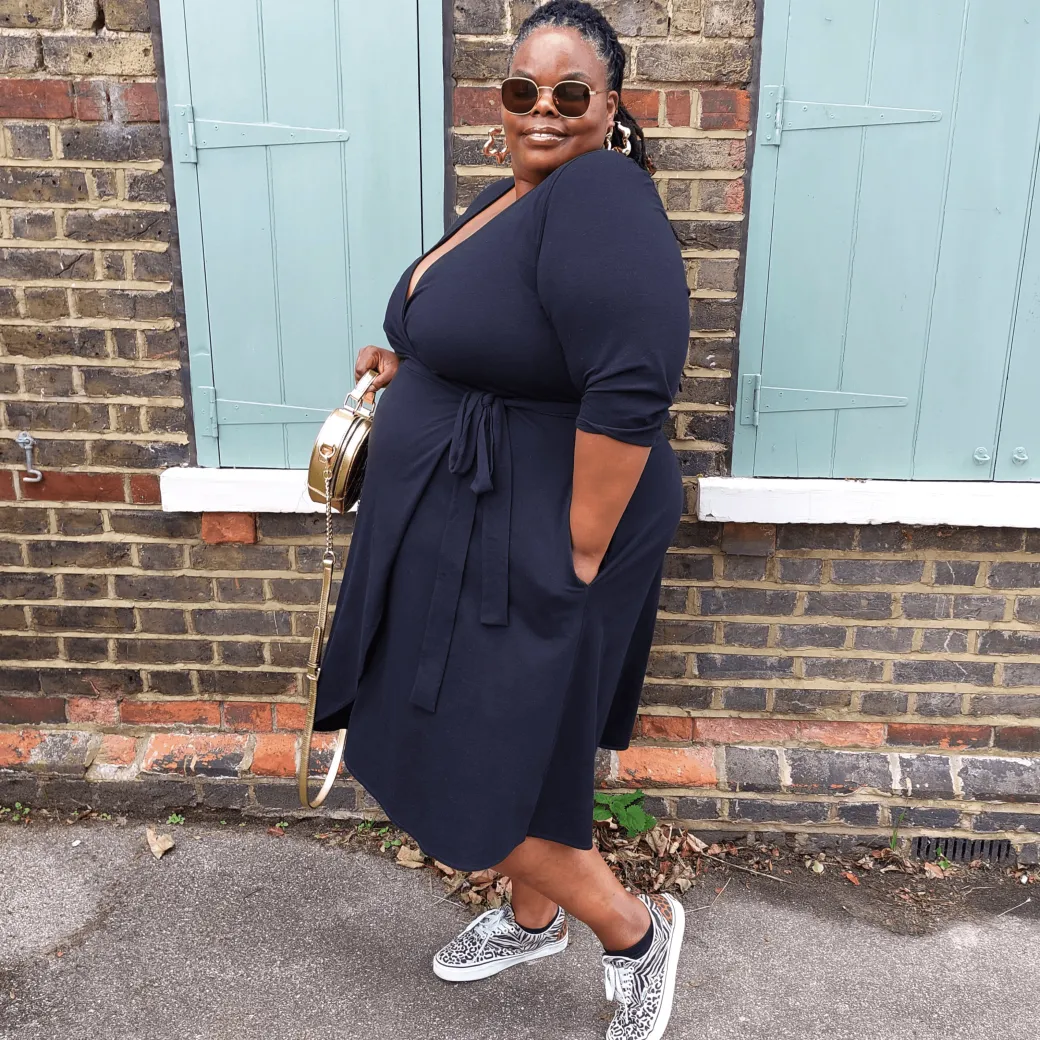 Wrap Dress - Black