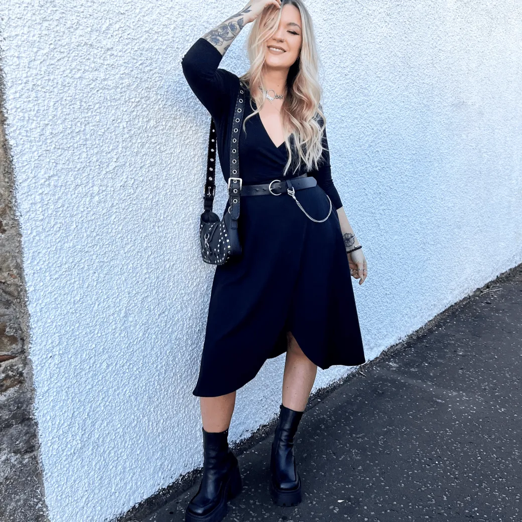 Wrap Dress - Black