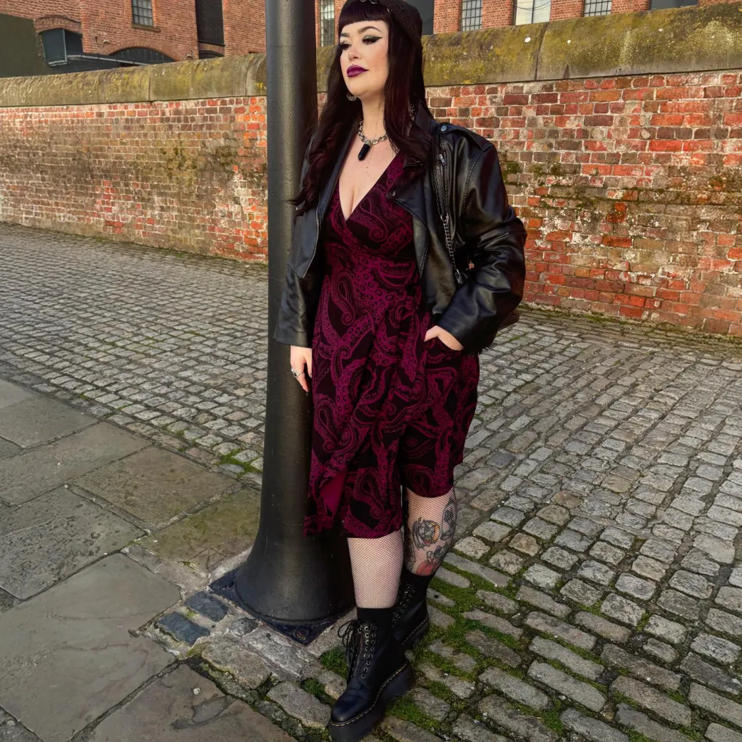 Wrap Dress - Kraken's Embrace