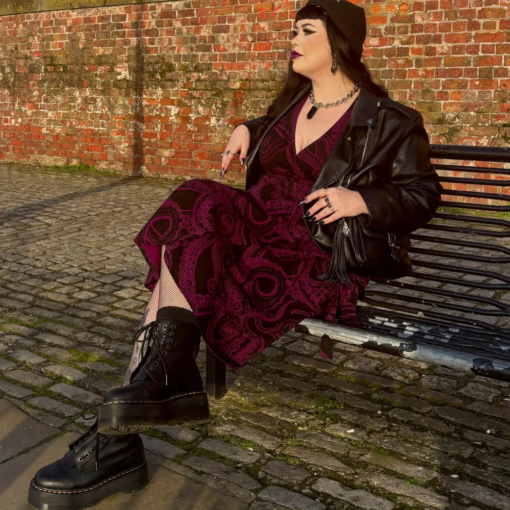 Wrap Dress - Kraken's Embrace