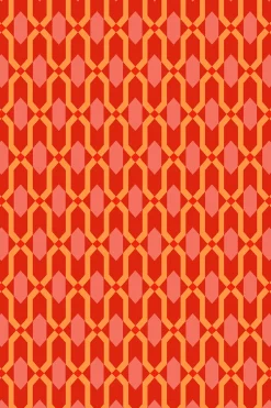 Wrap Dress - Red City