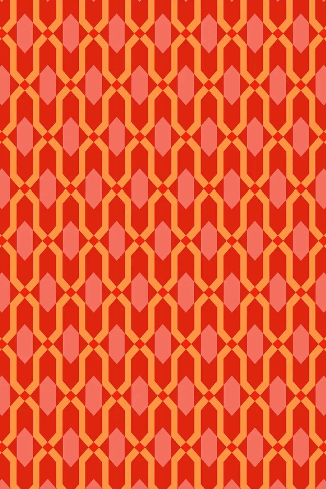 Wrap Dress - Red City