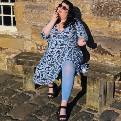 Wrap Dress - Sharks